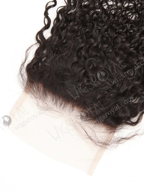 In Stock Indian Remy Hair 24" Tight Pixie Curl Natural Color Top Closure STC-413-33877