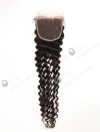 In Stock Indian Remy Hair 24" Deep Wave Natural Color Top Closure STC-415