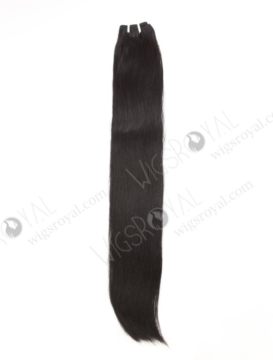 In Stock Indian Remy Hair 24" Straight 1# Color Machine Weft SM-1128