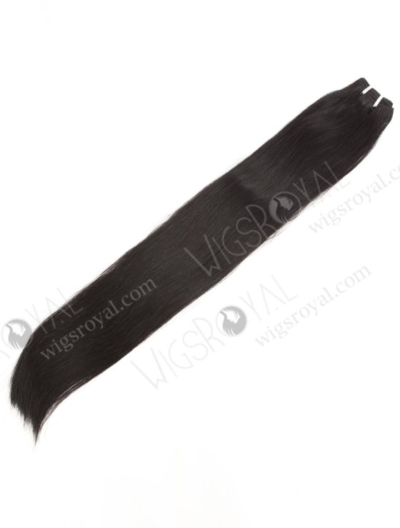 In Stock Indian Remy Hair 24" Straight 1# Color Machine Weft SM-1128-33927