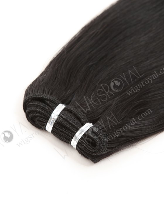In Stock Indian Remy Hair 24" Straight 1# Color Machine Weft SM-1128-33929