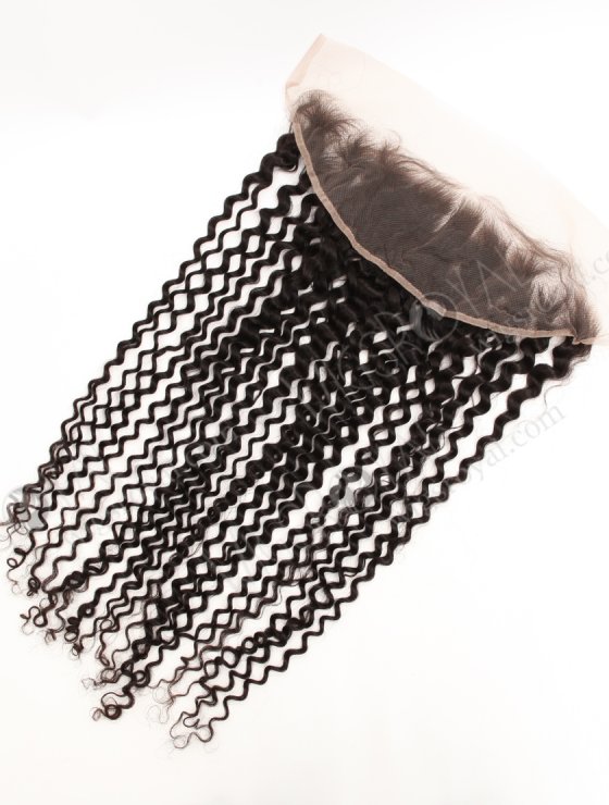 In Stock Indian Remy Hair 24" Deep Curly Natural Color Lace Frontal SKF-114-33922