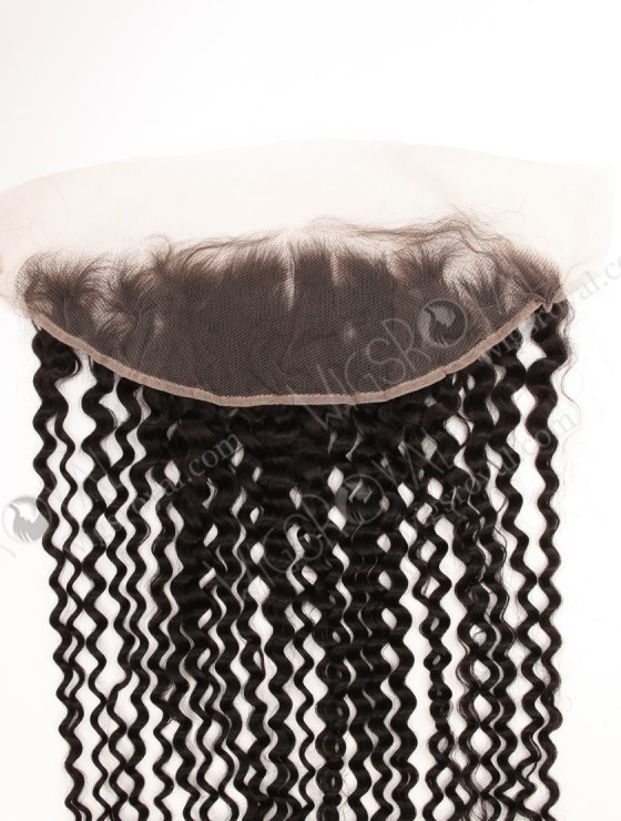 In Stock Indian Remy Hair 24" Deep Curly Natural Color Lace Frontal SKF-114-33923