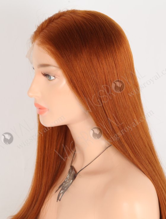 Luxury Ginger Color All One Length Silky Straight Lace Front Wig WR-CLF-084-33937