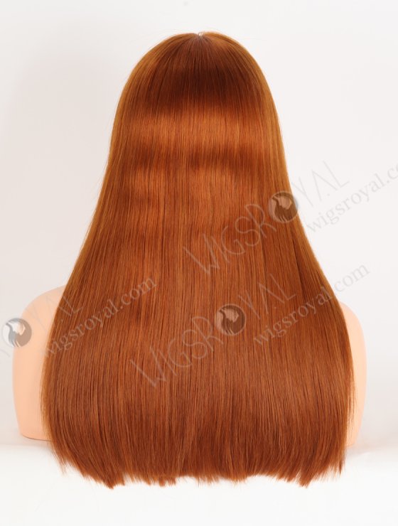 Luxury Ginger Color All One Length Silky Straight Lace Front Wig WR-CLF-084-33939