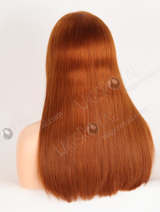 Luxury Ginger Color All One Length Silky Straight Lace Front Wig WR-CLF-084-33938
