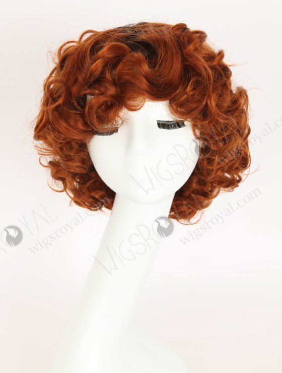 Pixie Cut Short Bouncy Curl All One Length Human Hair Lace Front Wig WR-CLF-085-33948