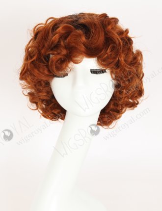 Pixie Cut Short Bouncy Curl All One Length Human Hair Lace Front Wig WR-CLF-085