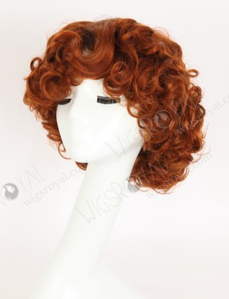 Pixie Cut Short Bouncy Curl All One Length Human Hair Lace Front Wig WR-CLF-085
