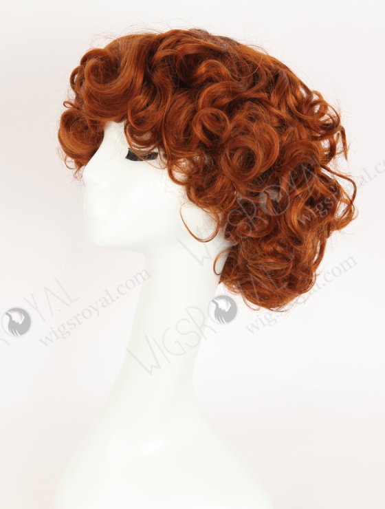 Pixie Cut Short Bouncy Curl All One Length Human Hair Lace Front Wig WR-CLF-085-33953