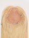 Luxurious Knot-free Human Hair Topper Blonde Color Realistic Hair Pieces WR-TC-128