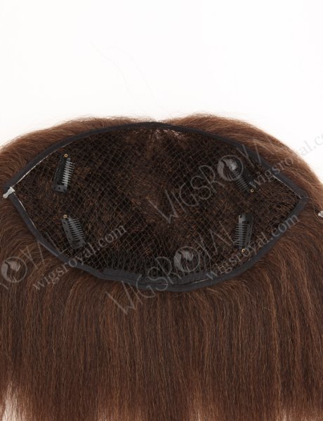 Highlight Brown Color Women Fish Net Toppers Human Hair Breathable Hole Fish Net Topper for Salon WR-TC-129