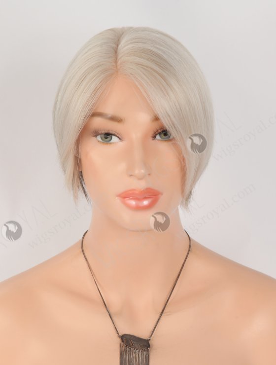 Grey Color Pixie Cut Wigs Lace Part Pre Plucked Short Wigs For Women WR-CLF-086-33964