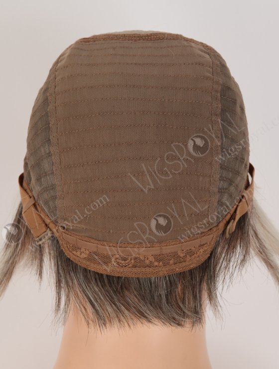 Grey Color Pixie Cut Wigs Lace Part Pre Plucked Short Wigs For Women WR-CLF-086-33968