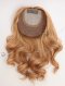 In Stock European Virgin Hair 16" Beach Wave T8/16# with 8# Highlights 7"×7" Silk Top Wefted Topper-029