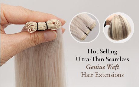 Hot Selling Ultra Thin Seamless Genius Weft Hair Extensions