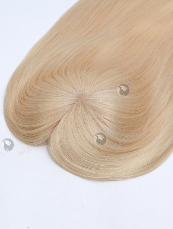 Best Real Human Hair Toppers for Women 16 Inch Blonde Color Full Volume Topper-073-34085