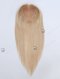 Best Real Human Hair Toppers for Women 16 Inch Blonde Color Full Volume Topper-073
