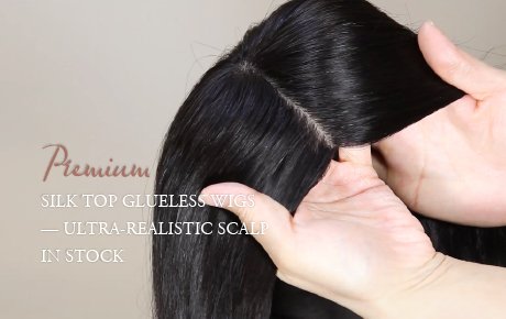 Premium Silk Top Glueless Wigs — Ultra‑Realistic Scalp In Stock