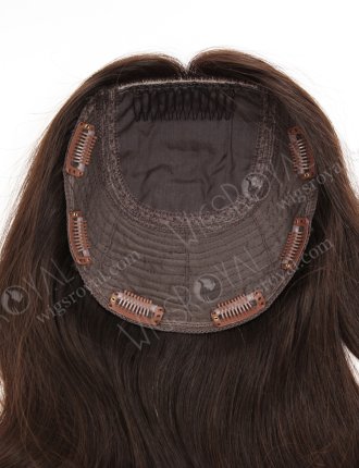 Large Base 7x7 Thick Hair Topper 18 Inch Best Quality Virgin European Hair Topper-018
