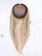 Natural Looking Rooted Blonde Human Hair Clip In Toppers 5.5" x 6" Volume Hair Topper-112