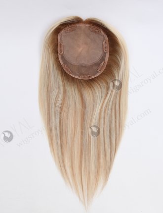 Human Hair Toppers With Highlights Topper-159 