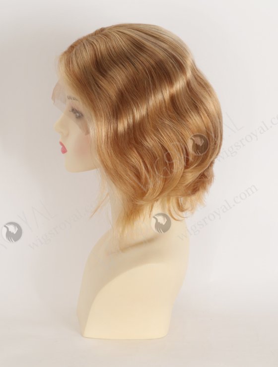 In Stock European Hair 8" Loose Body T8/16/24/8# Highlights Color Divine Lace Front Wig RLF-08092-34197