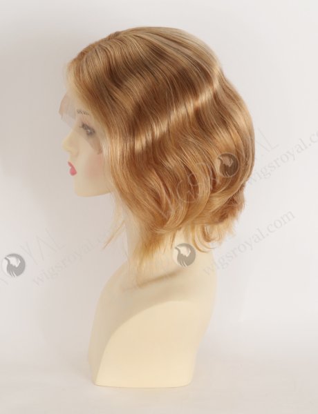 In Stock European Hair 8" Loose Body T8/16/24/8# Highlights Color Divine Lace Front Wig RLF-08092