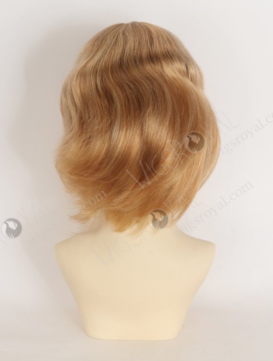 In Stock European Hair 8" Loose Body T8/16/24/8# Highlights Color Divine Lace Front Wig RLF-08092-34198