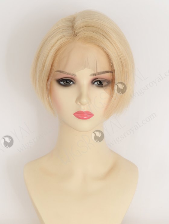 In Stock European Hair 6" Straight 613# color Divine Lace Front Wig RLF-08086-34168