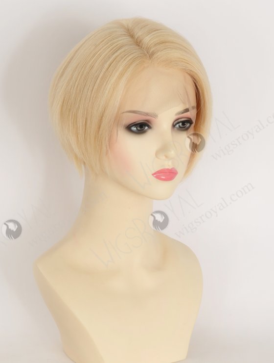 In Stock European Hair 6" Straight 613# color Divine Lace Front Wig RLF-08086-34170