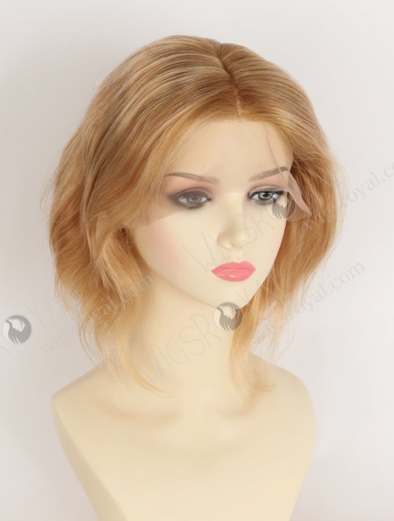 In Stock European Hair 8" Loose Body T8/16/24/8# Highlights Color Divine Lace Front Wig RLF-08092-34202