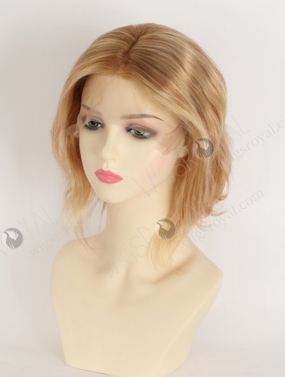 In Stock European Hair 8" Loose Body T8/16/24/8# Highlights Color Divine Lace Front Wig RLF-08092-34203