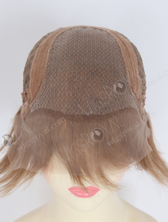 In Stock European Hair 6" Slight Wave 8a#/60# Highlights,Roots 8a# Color Divine Lace Front Wig RLF-08088-34271