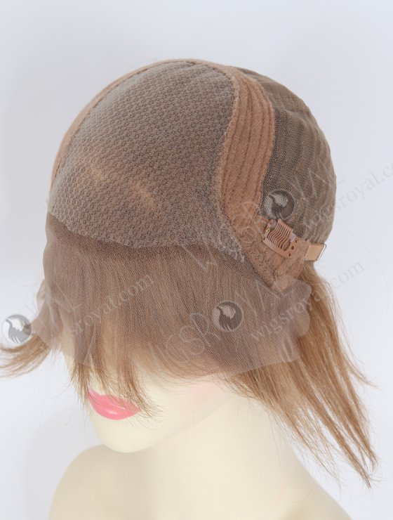 In Stock European Hair 6" Slight Wave 8a#/60# Highlights,Roots 8a# Color Divine Lace Front Wig RLF-08088-34272