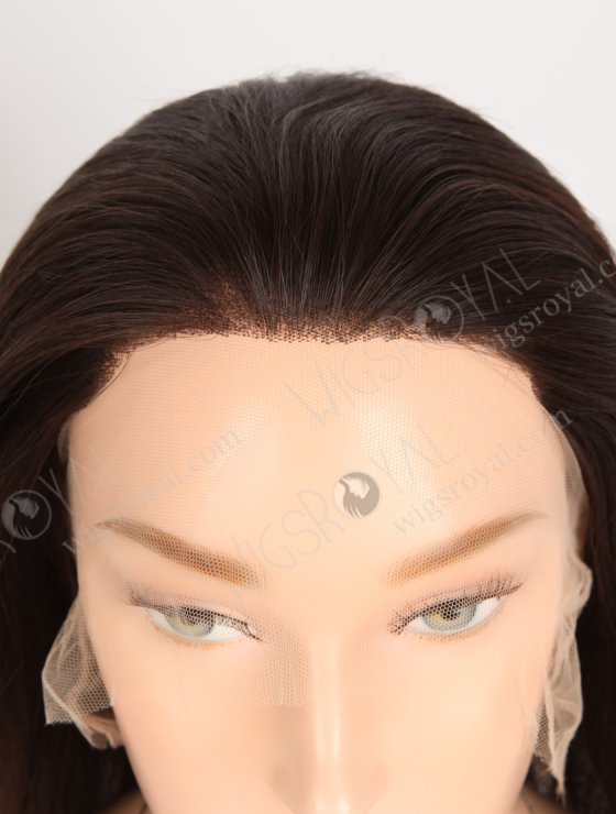 In Stock Brazilian Virgin Hair 16" Straight 2# Color Full Lace Wig FLW-04275-34356