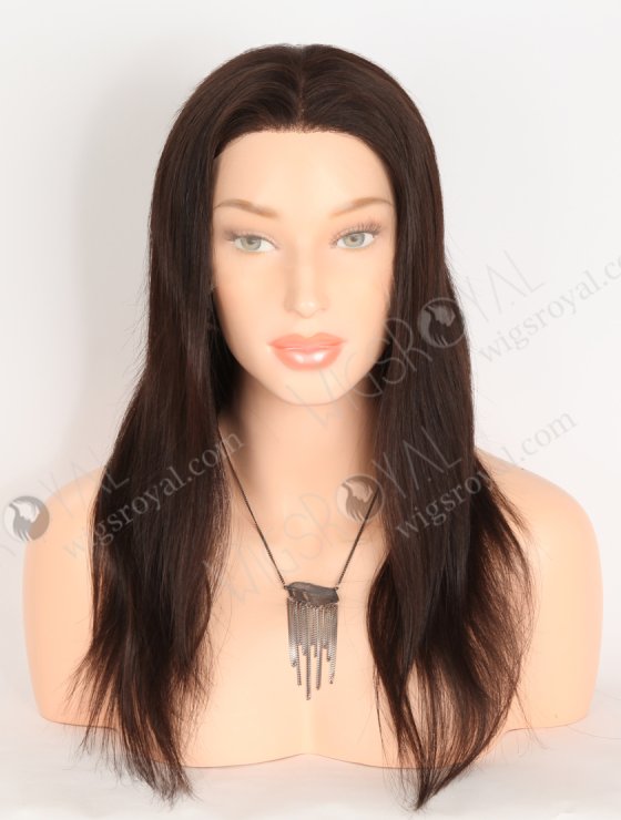 In Stock Brazilian Virgin Hair 16" Straight 2# Color Full Lace Wig FLW-04275-34351