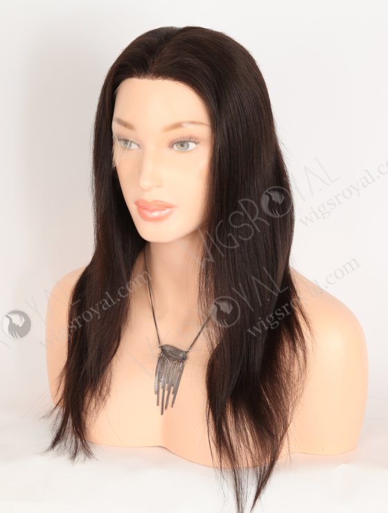 In Stock Brazilian Virgin Hair 16" Straight 2# Color Full Lace Wig FLW-04275-34353
