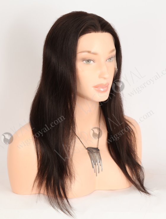 In Stock Brazilian Virgin Hair 16" Straight 2# Color Full Lace Wig FLW-04275-34352