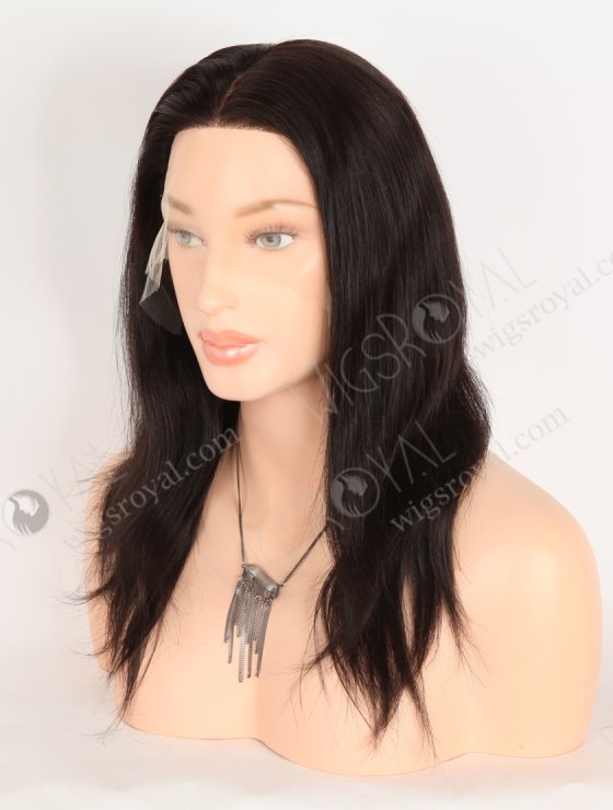 In Stock Brazilian Virgin Hair 14" Straight 1B# Color Full Lace Wig FLW-04276-34339