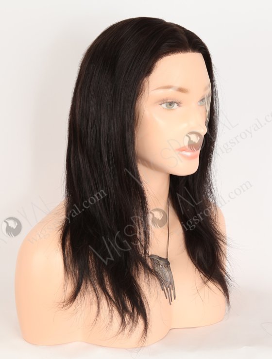 In Stock Brazilian Virgin Hair 14" Straight 1B# Color Full Lace Wig FLW-04276-34340