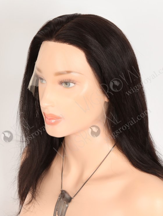 In Stock Brazilian Virgin Hair 14" Straight 1B# Color Full Lace Wig FLW-04276-34341