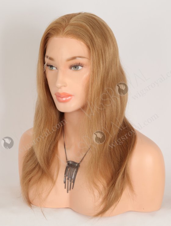 In Stock Brazilian Virgin Hair 16" Straight 8# Color Full Lace Wig FLW-04274-34367