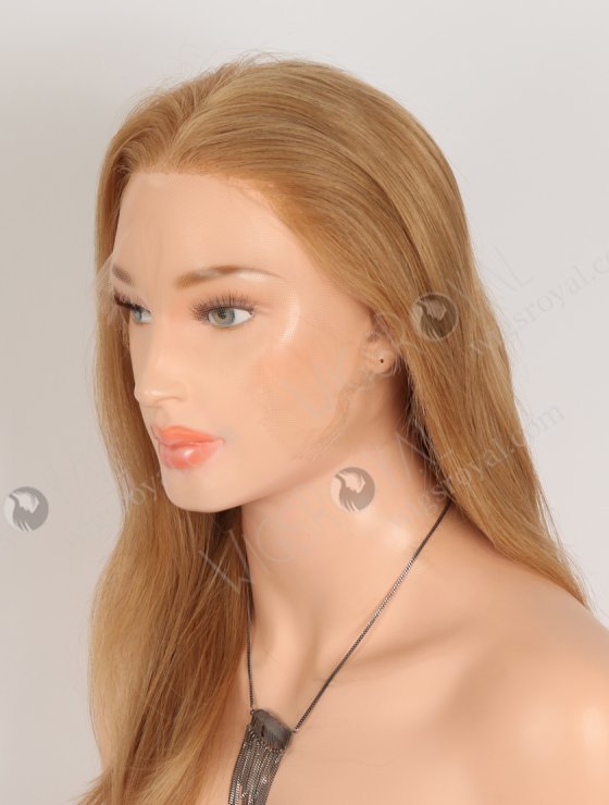 In Stock Brazilian Virgin Hair 16" Straight 8# Color Full Lace Wig FLW-04274-34370