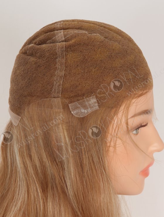 In Stock Brazilian Virgin Hair 14" Straight 8A# With T8A/White Highlights Color Full Lace Wig FLW-04277-34334
