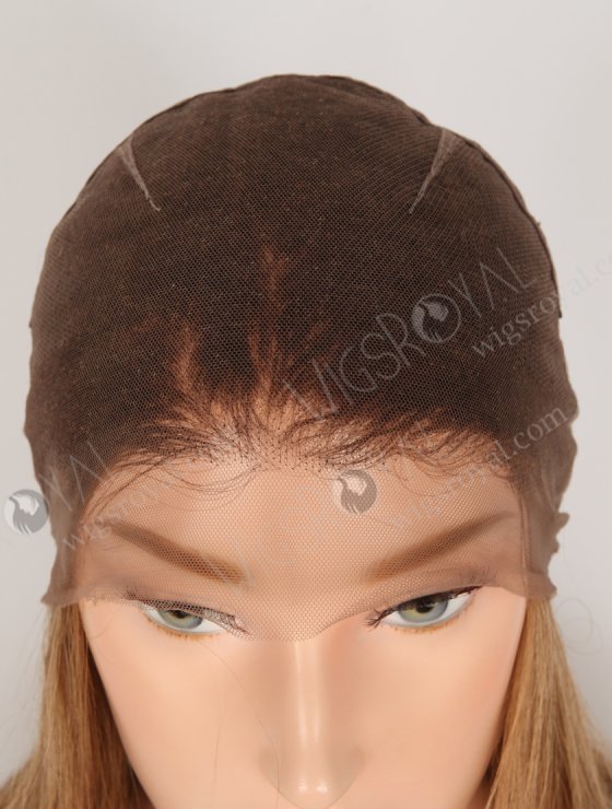 In Stock Brazilian Virgin Hair 22" Natural Straight T4/10/8/27# Color Full Lace Wig FLW-04278-34320