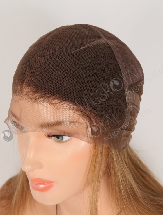 In Stock Brazilian Virgin Hair 22" Natural Straight T4/10/8/27# Color Full Lace Wig FLW-04278-34319