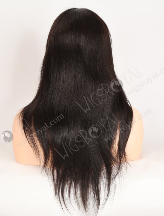 In Stock Indian Remy Hair 18" Straight 1B# Color Lace Front Wig SLF-01297-34402