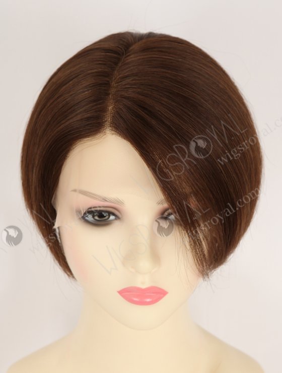 In Stock European Hair 6" Straight 3# Color Divine Lace Front Wig RLF-08094-34432