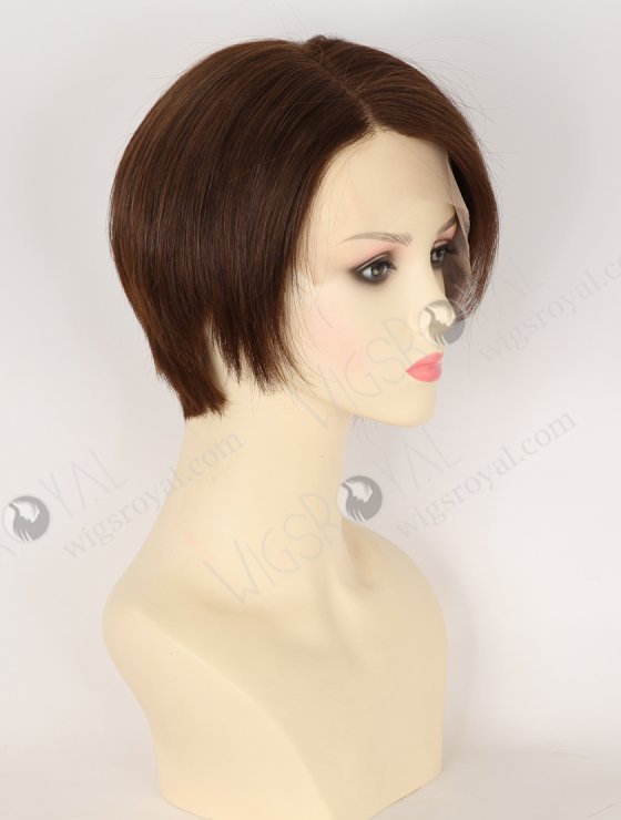 In Stock European Hair 6" Straight 3# Color Divine Lace Front Wig RLF-08094-34433
